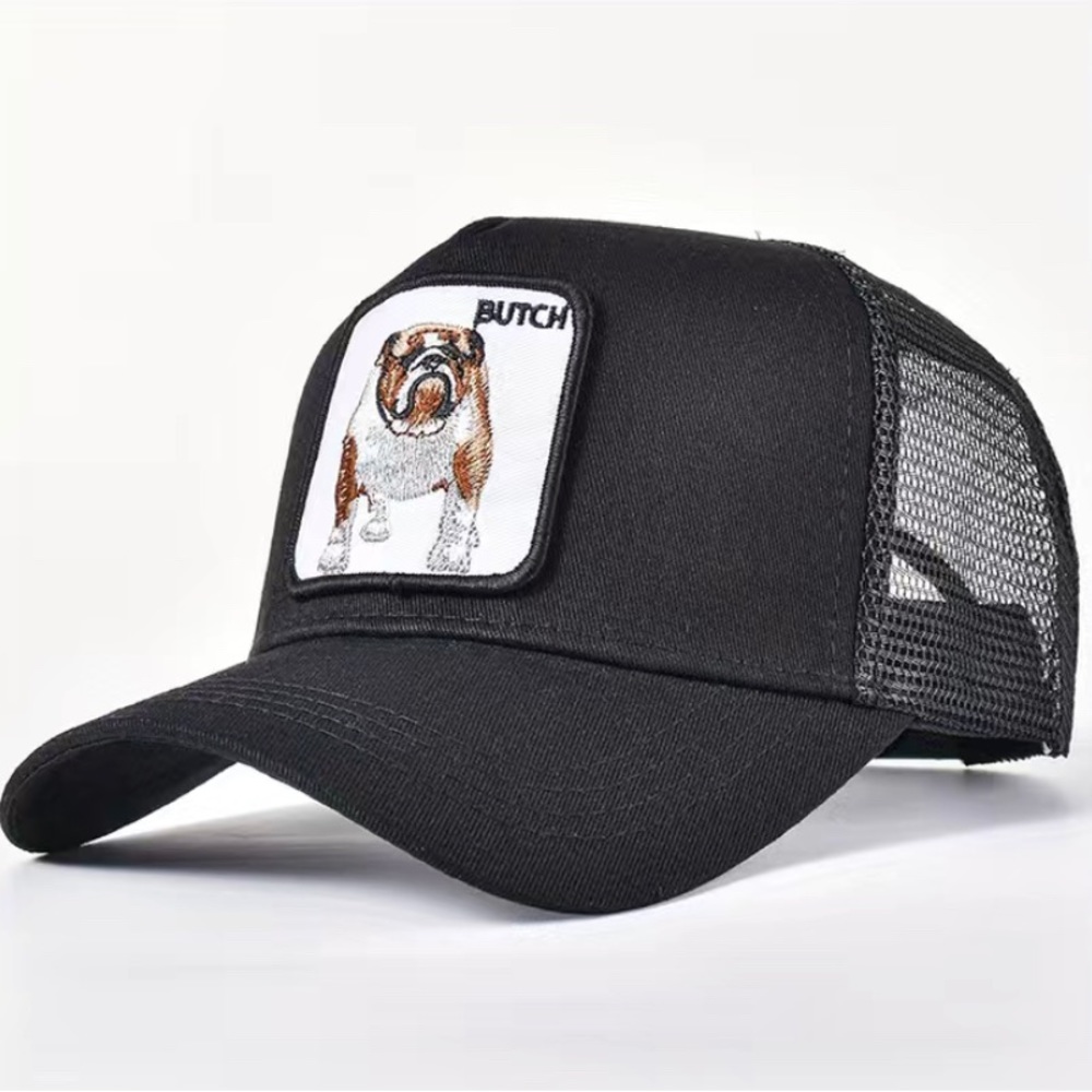 Unisex Dog Embroidered Snapback Hat